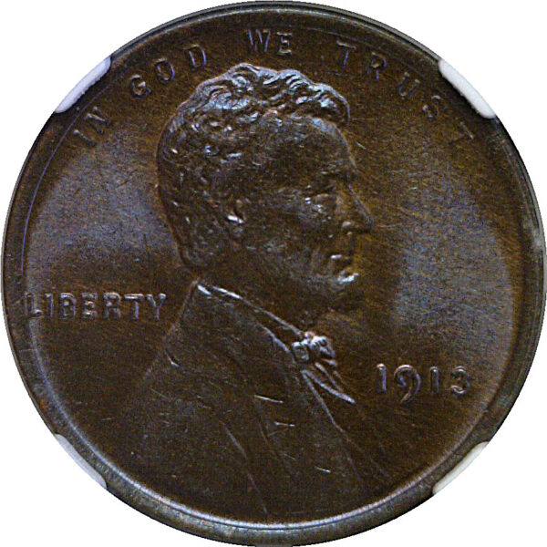 1913 Lincoln Cent  -  NGC MS-65 BN - Image 2