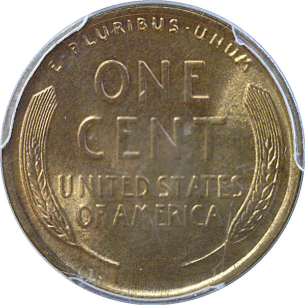 1921 Lincoln Cent  -  PCGS MS-65 RD - Image 3