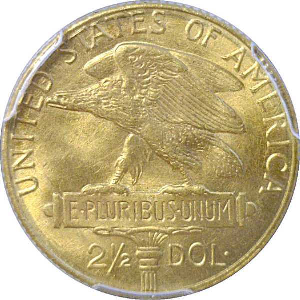 1915-S $2 1/2 Panama-Pacific Gold Commemorative  -  PCGS MS-66+ - Image 3