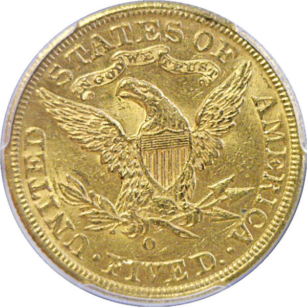 1893-O $5 Liberty  -  PCGS MS-62 - Image 3