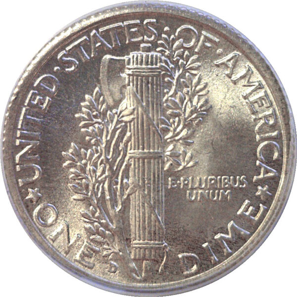 1934-D Mercury Dime  -  PCGS MS-66 FB   CAC - Image 3