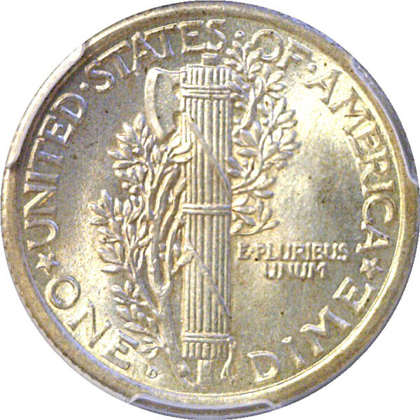 1924-D Mercury Dime  -  PCGS MS-65 FB - Image 3
