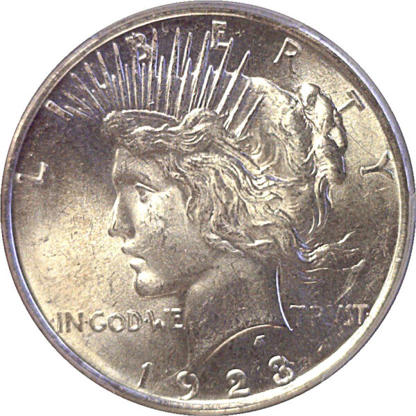 1923-D Peace Dollar. -  PCGS MS-64 - Image 2