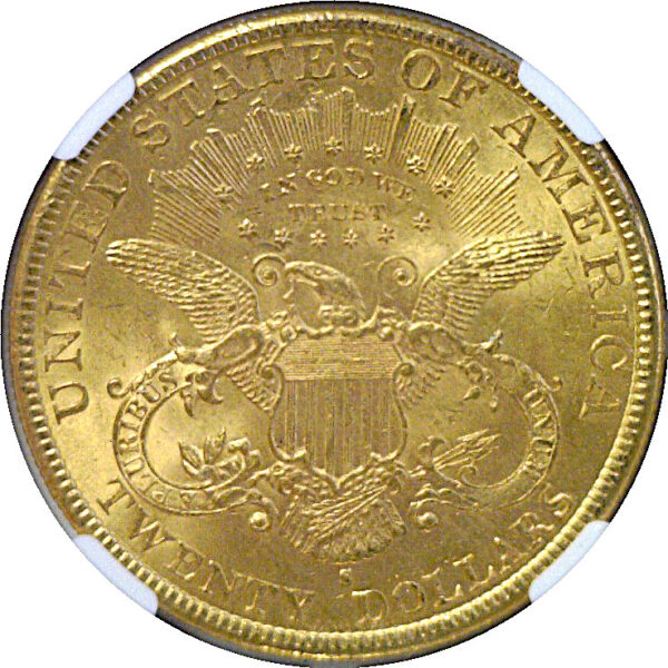 1894-S $20 Liberty. -  NGC MS-63+ - Image 3
