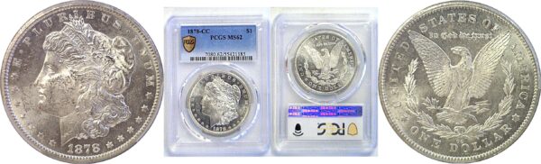 1878-CC Morgan Dollar. -  PCGS MS-62
