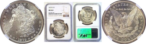 1879-S Morgan Dollar. -  NGC MS-66+