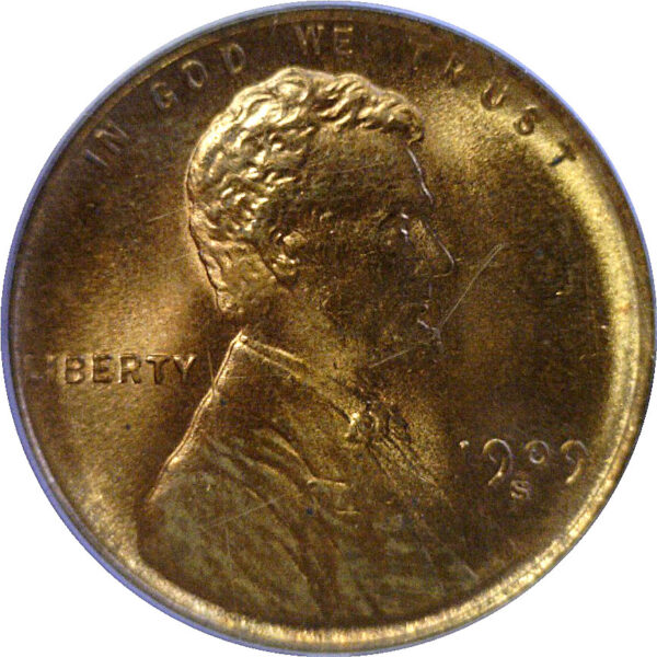 1909-S Lincoln Cent  -  PCGS MS-64 RD - Image 2