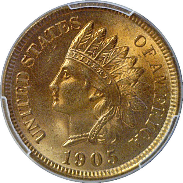1905 Indian Head Cent  -  PCGS MS-64 RD - Image 2