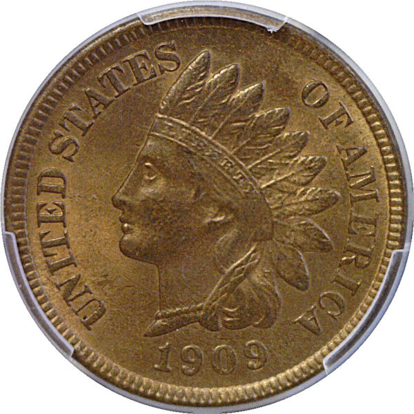 1909-S Indian Head Cent. -  PCGS MS-64 RB.  CAC - Image 2