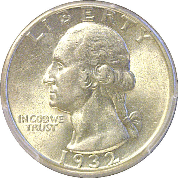 1932-D Washington Quarter  -  PCGS AU-55 - Image 2