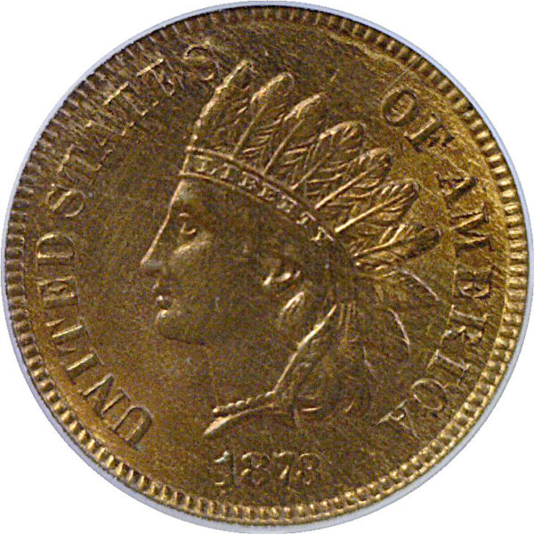 1873 Closed 3.  Indian Head Cent. -  PCGS MS-64 RB - Image 2