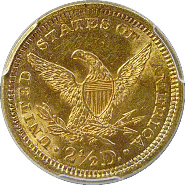 1861 $2 1/2 Liberty  -  PCGS MS-61 - Image 3