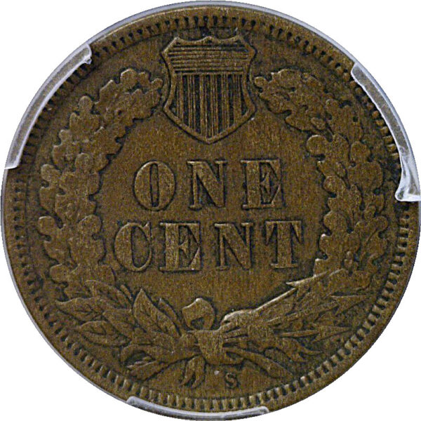 1909-S Indian Head Cent  -  PCGS VF-35 - Image 3