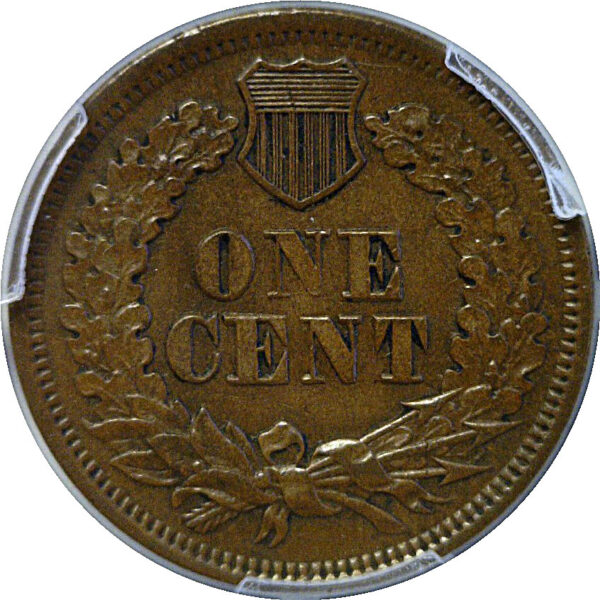 1869 Indian Head Cent. -  PCGS AU-55 - Image 3