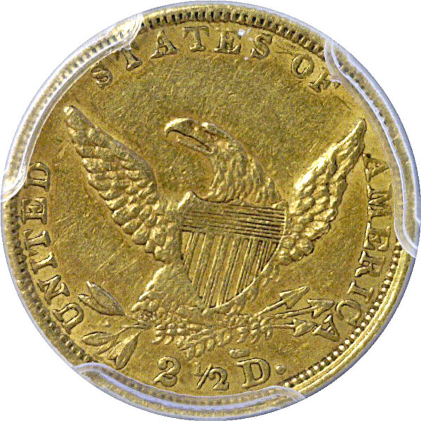1836 $2 1/2 Classic  -  PCGS XF-45 - Image 3