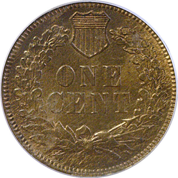 1873 Closed 3.  Indian Head Cent. -  PCGS MS-64 RB - Image 3
