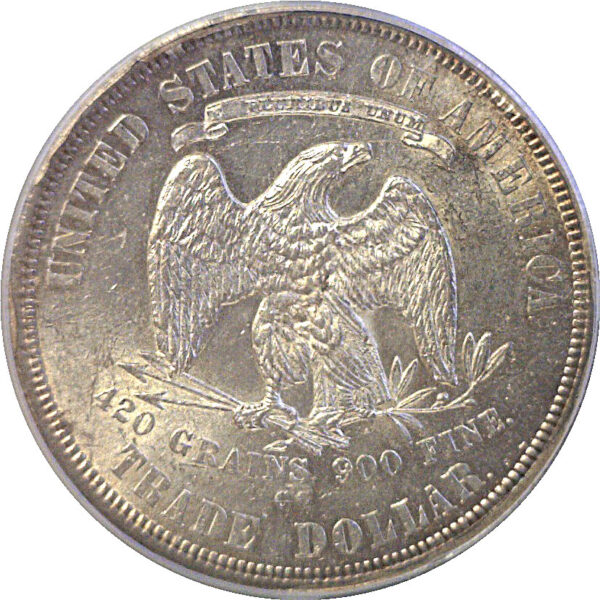 1878-CC Trade Dollar. -  PCGS MS-60.  CAC - Image 3