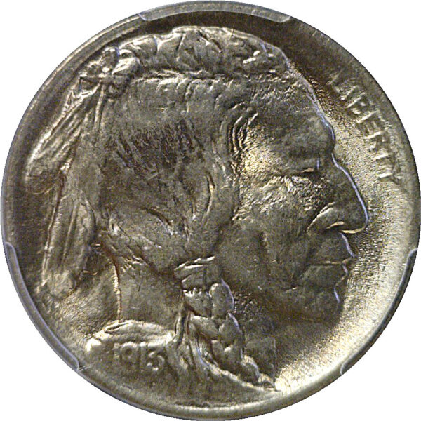 1913 T-1 Buffalo Nickel  -  PCGS MS-65 - Image 2