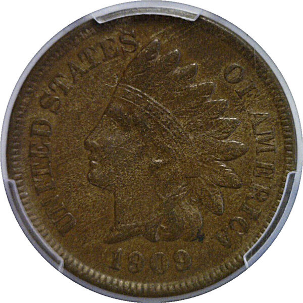 1909-S Indian Head Cent  -  PCGS AU-55 - Image 2