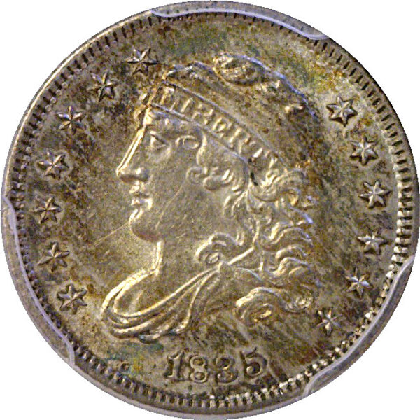 1835 Bust Half Dime  -  PCGS MS-62 - Image 2