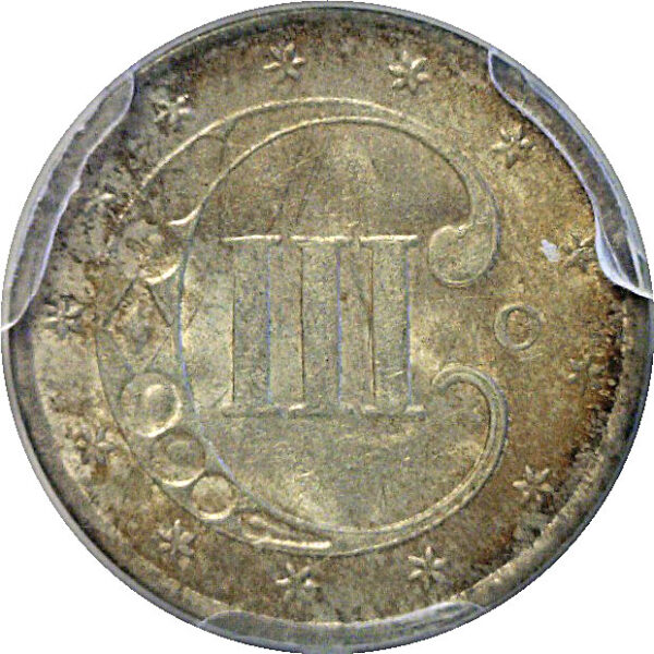 1851-O Silver Three Cent  -  PCGS MS-64 - Image 3