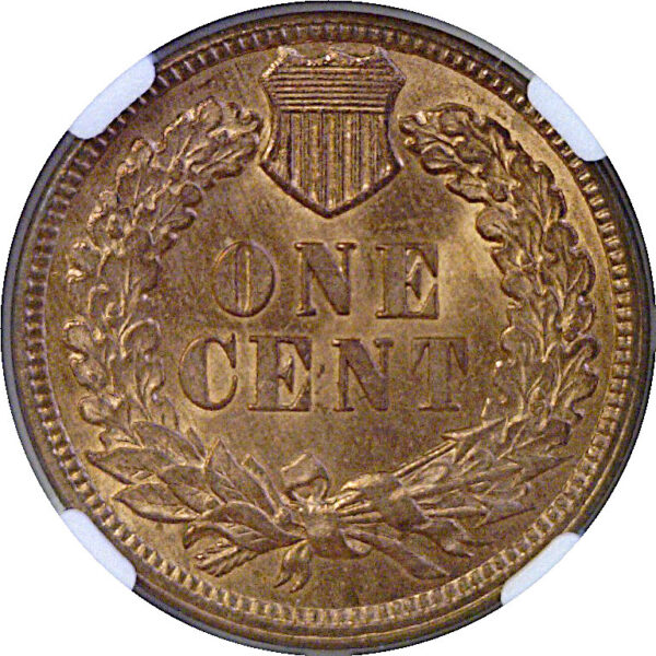 1890 Indian Head Cent  -  NGC MS-65 RB - Image 3
