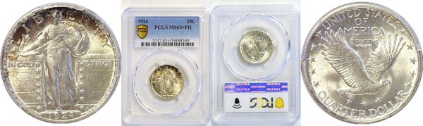1924 Standing Liberty Quarter  -  PCGS MS-65+ FH