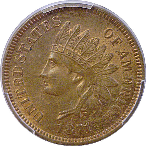 1871 Indian Head Cent. -  PCGS MS-64 RB - Image 2