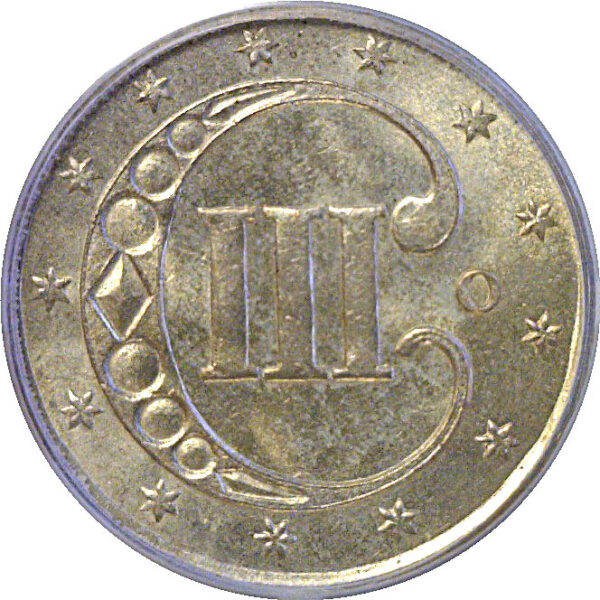 1851-O Silver Three Cent  -  PCGS MS-64 - Image 3