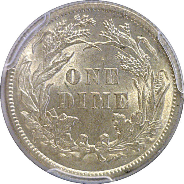 1888 Seated Liberty Dime  -  PCGS MS-64 - Image 3