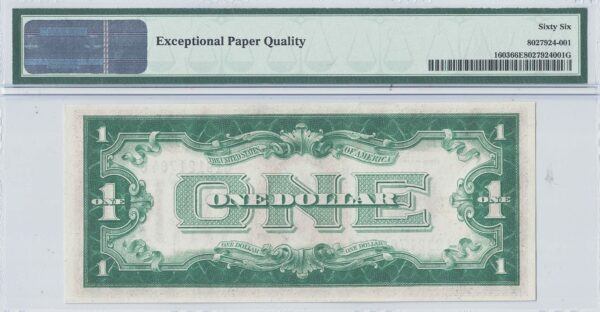 1928-C $1 Silver Certificate Fr-1603 PMG Gem CU-66 EPQ - Image 3
