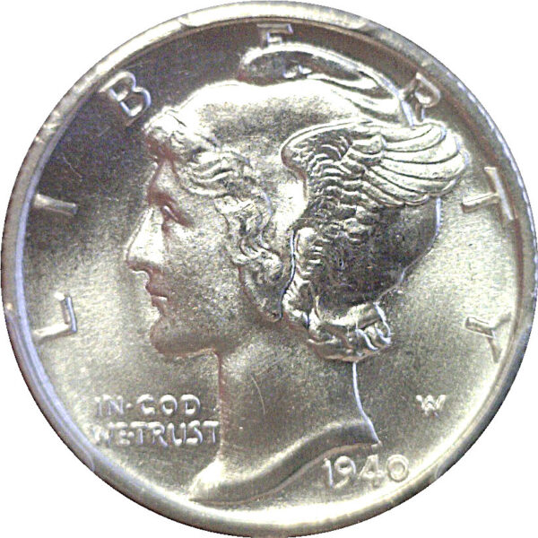 1940-D Mercury Dime. -  PCGS MS-67 FB - Image 2