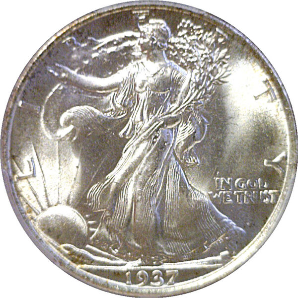 1937 Walking Liberty Half Dollar  -  PCGS MS-67 - Image 2