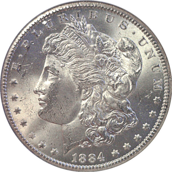 1884-CC Morgan Dollar  -  NGC MS-63 - Image 2