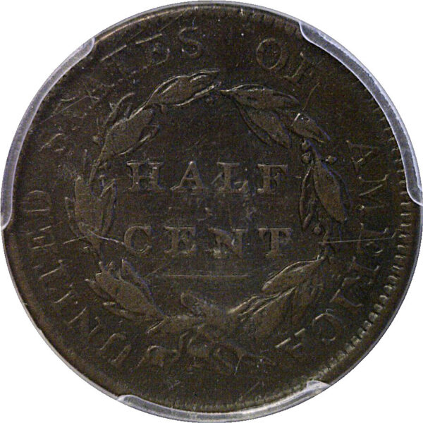 1811 Half Cent  -  PCGS VF-25 - Image 3