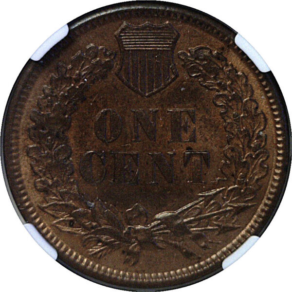 1881 Indian Head Cent. -  NGC MS-64 RB - Image 3