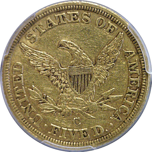 1844-C $5 Liberty  -  PCGS AU-50 - Image 3