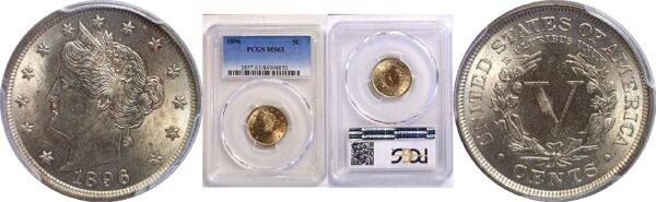 1896 Liberty Nickel  -  PCGS MS-63