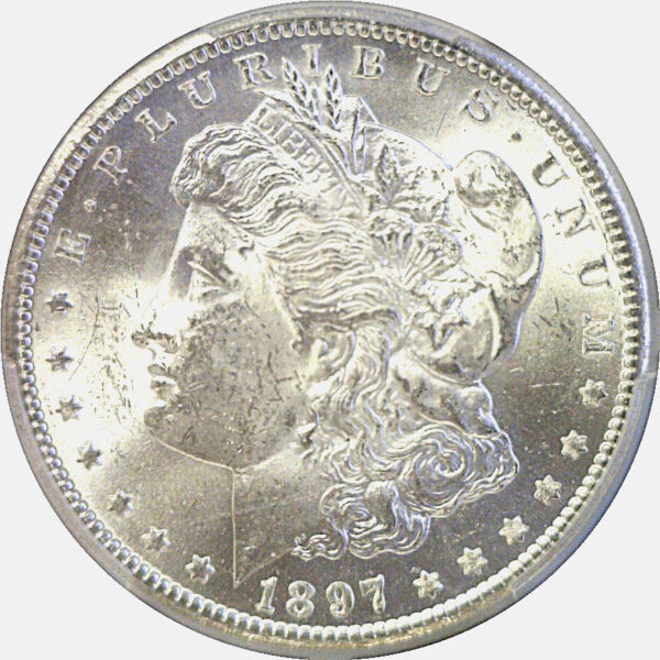 1897-S Morgan Dollar  -  PCGS MS-63 - Image 2