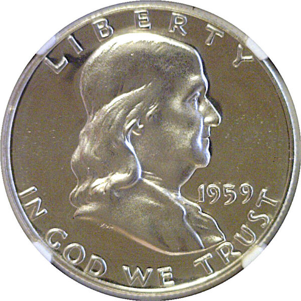 1959 Franklin Half Dollar    NGC PF-69 - Image 2