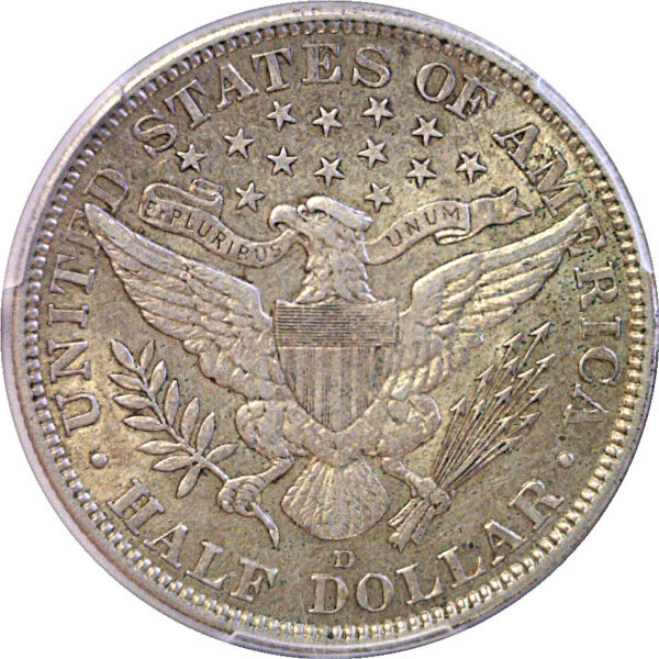 1915-D Barber Half Dollar  -  PCGS AU-53 - Image 3
