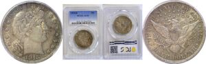 1915-D Barber Half Dollar  -  PCGS AU-53