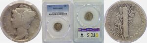 1921 Mercury Dime PCGS AG-3