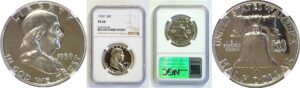 1959 Franklin Half Dollar    NGC PF-69