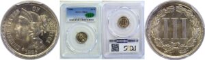 1886 Nickel Three Cent  -  PCGS PR-66   CAC