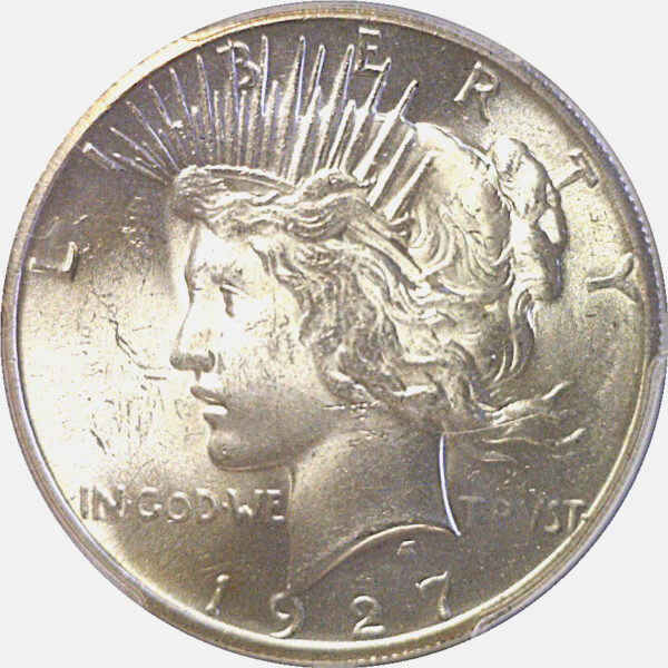 1927 Peace Dollar  -  PCGS MS-64 - Image 2