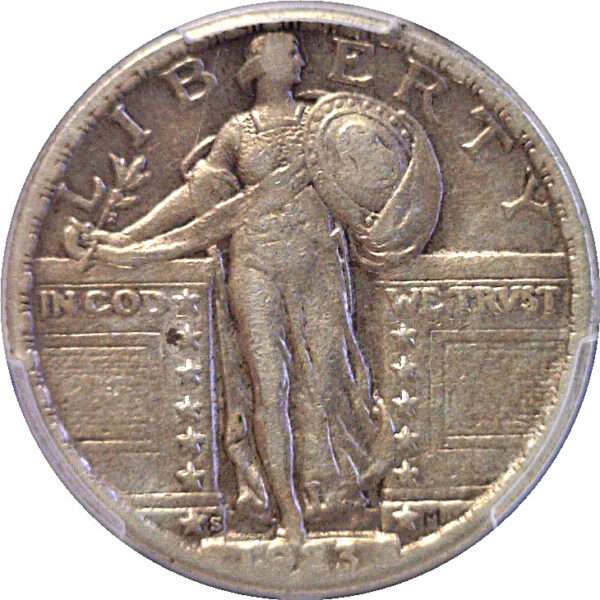 1923-S Standing Liberty Quarter  -  PCGS VF-35 - Image 2