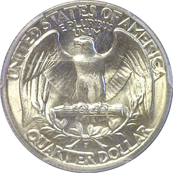 1943-S Washington Quarter   PCGS MS-66+ - Image 3