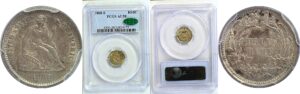 1868-S Seated Liberty Half Dime. - PCGS AU-58.  CAC