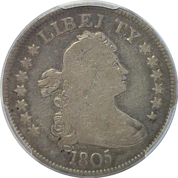 1805 Bust Quarter. -  PCGS VG-8 - Image 2